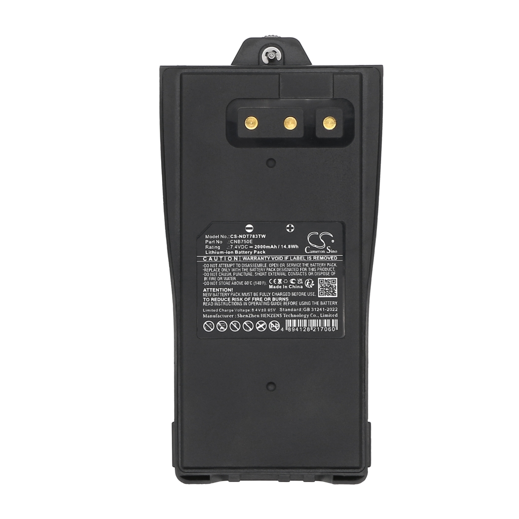 Walkie-Talkie Akkus Entel CS-NDT783TW