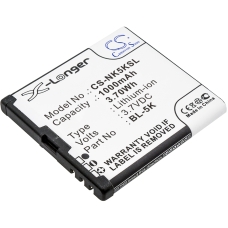 Compatible battery replacement for Dr.Tech BL-5K,BL7203