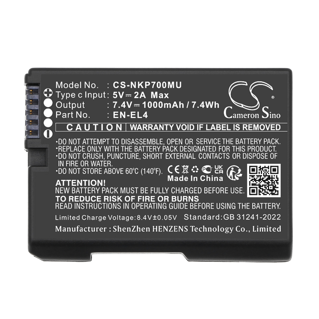 Battery Replaces EN-EL4a
