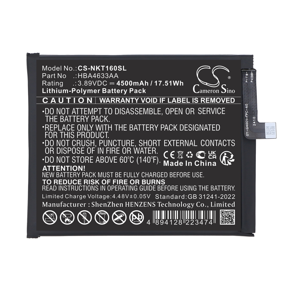 Battery Replaces HBA4633AA