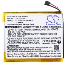 Compatible battery replacement for Nest GB-S10-284449-0100,TL284443