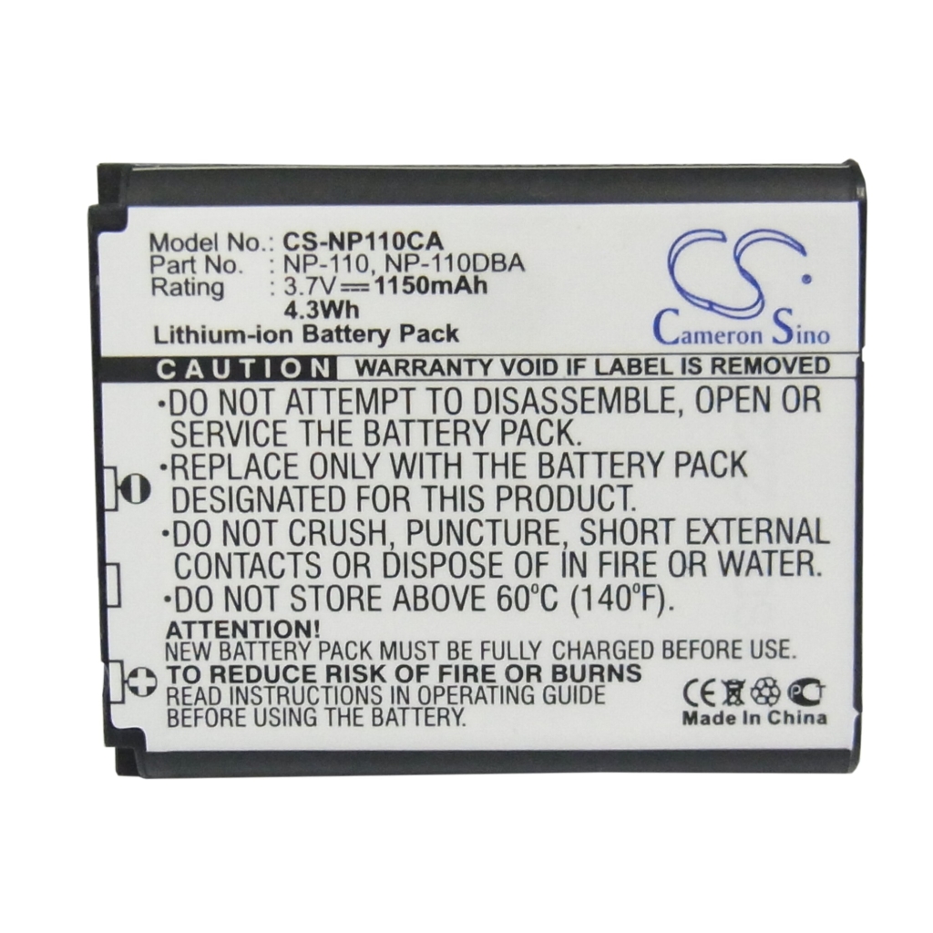 Camera Battery Casio Exilim Zoom EX-Z2300BE