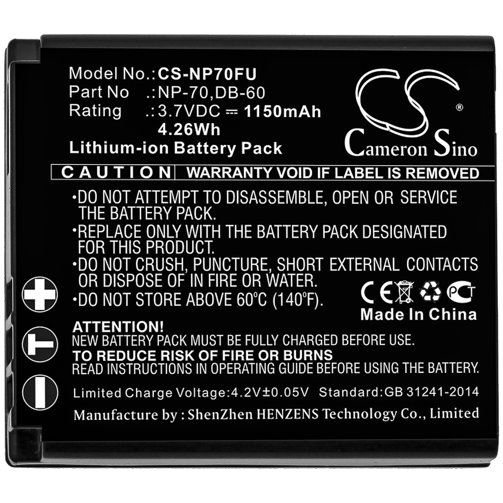 Camera Battery Ricoh DX-1G