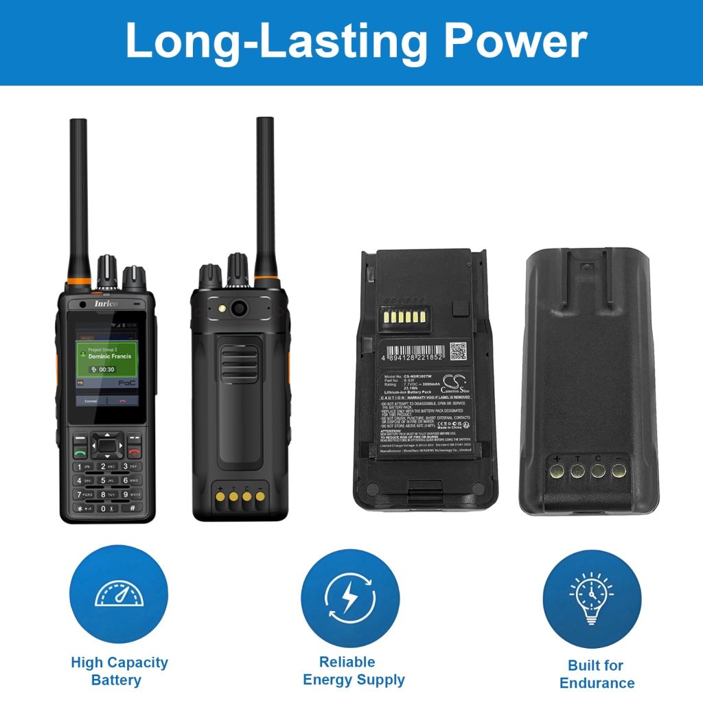 Walkie-Talkie Akkus Inrico CS-NSR380TW