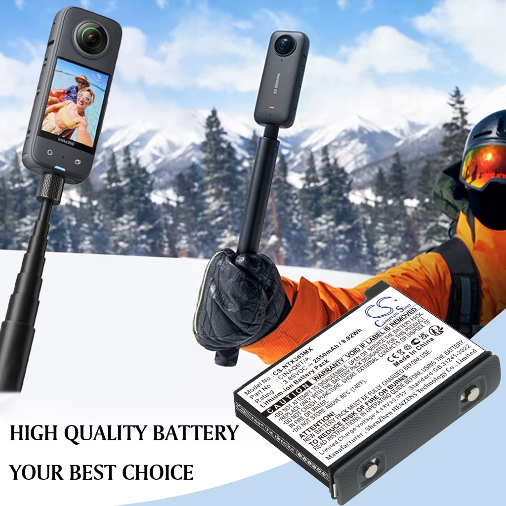 Camera Battery Insta360 CS-NTX363MX