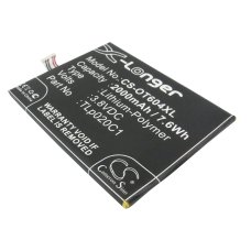 Compatible battery replacement for Alcatel CAC2000012C2,TLP020C1,TLP020C2
