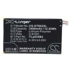 Kompatibler Ersatzakku für Srf TLP034B1,TLP034B2