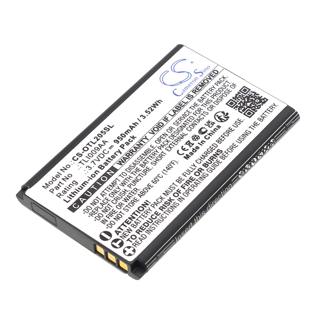 Compatible battery replacement for Alcatel TLI009AA