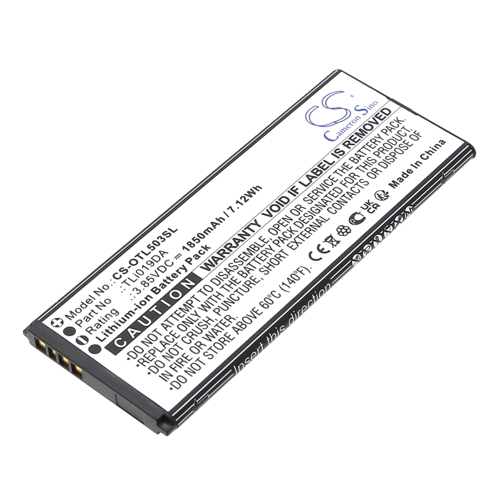 Compatible battery replacement for Alcatel TLI019DA