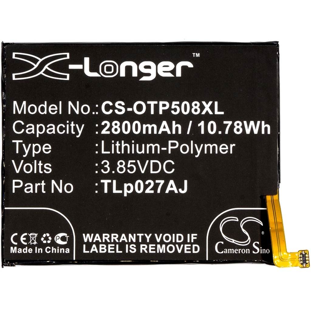 Battery Replaces TLp027AJ