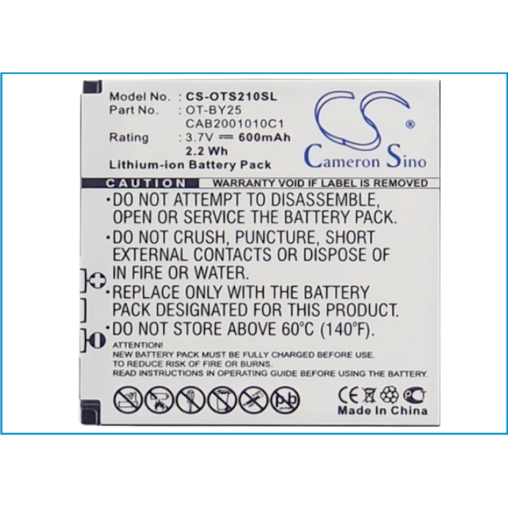 Battery Replaces CAB2001010C1
