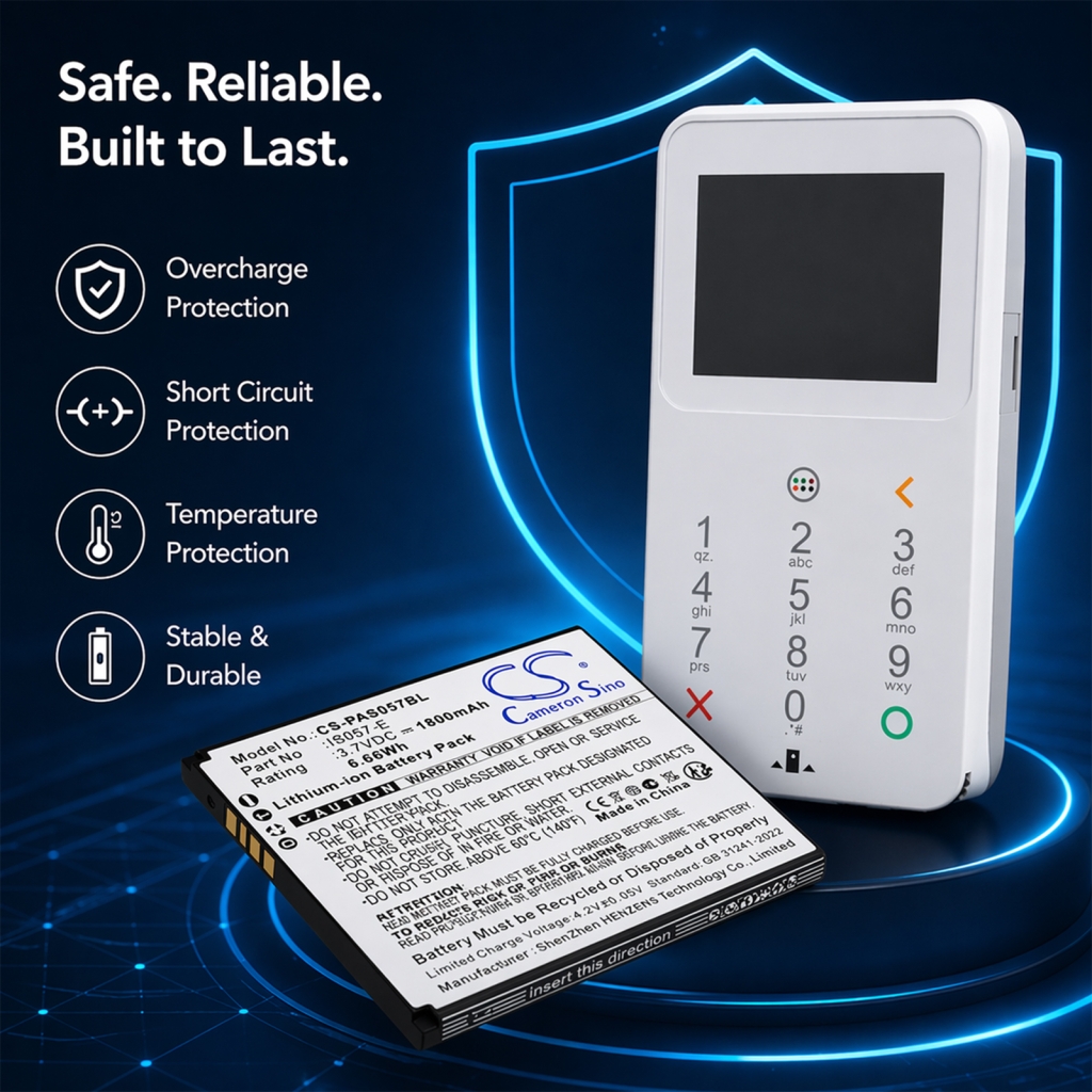Akku kompatibel mit Pax CS-PAS057BL