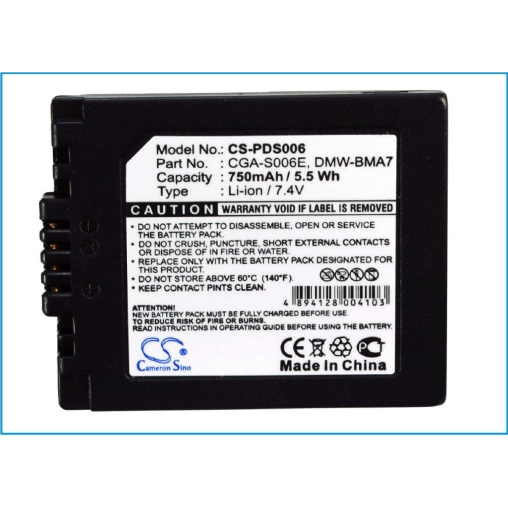 Camera Battery Panasonic Lumix DMC-FZ30EG-K