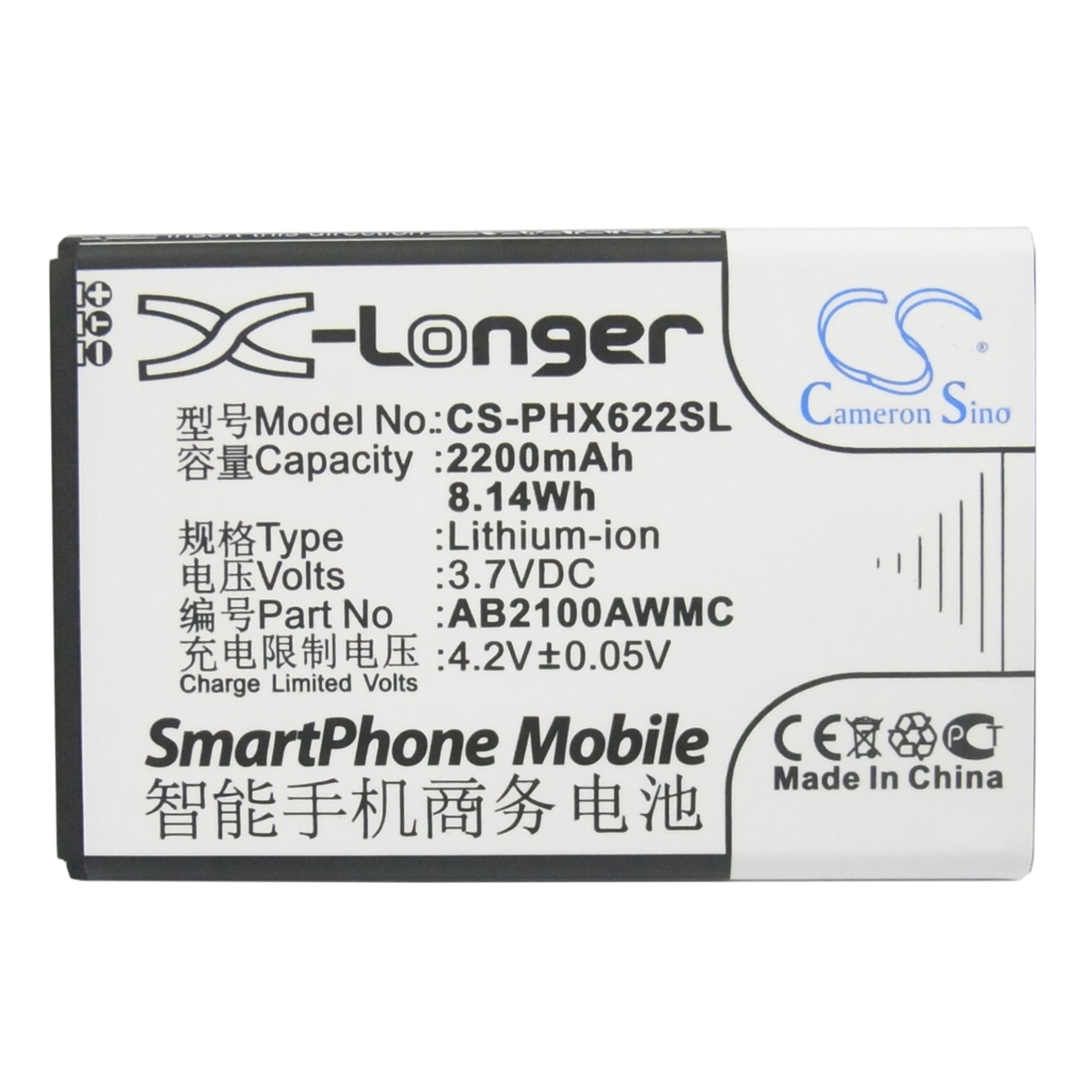 Battery Replaces AB2100AWMC