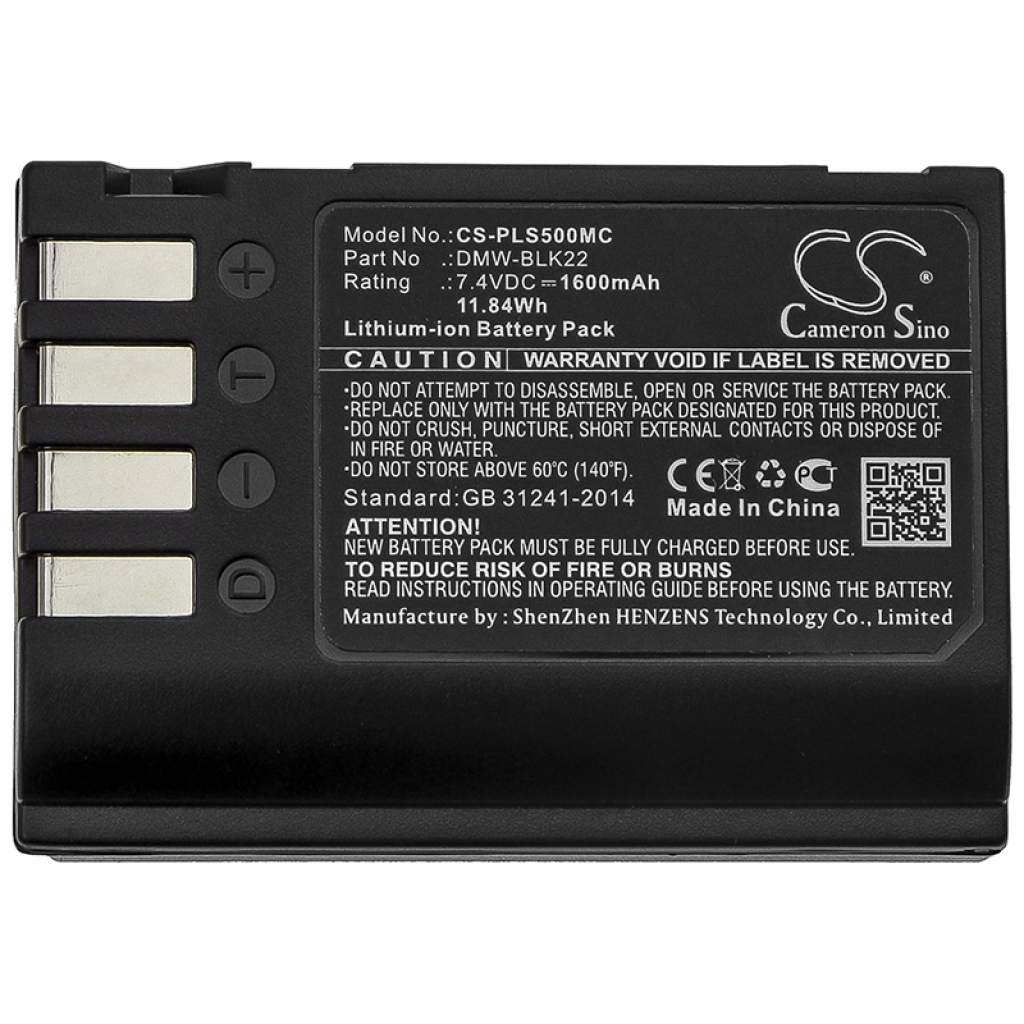 Camera Battery Panasonic Lumix G9