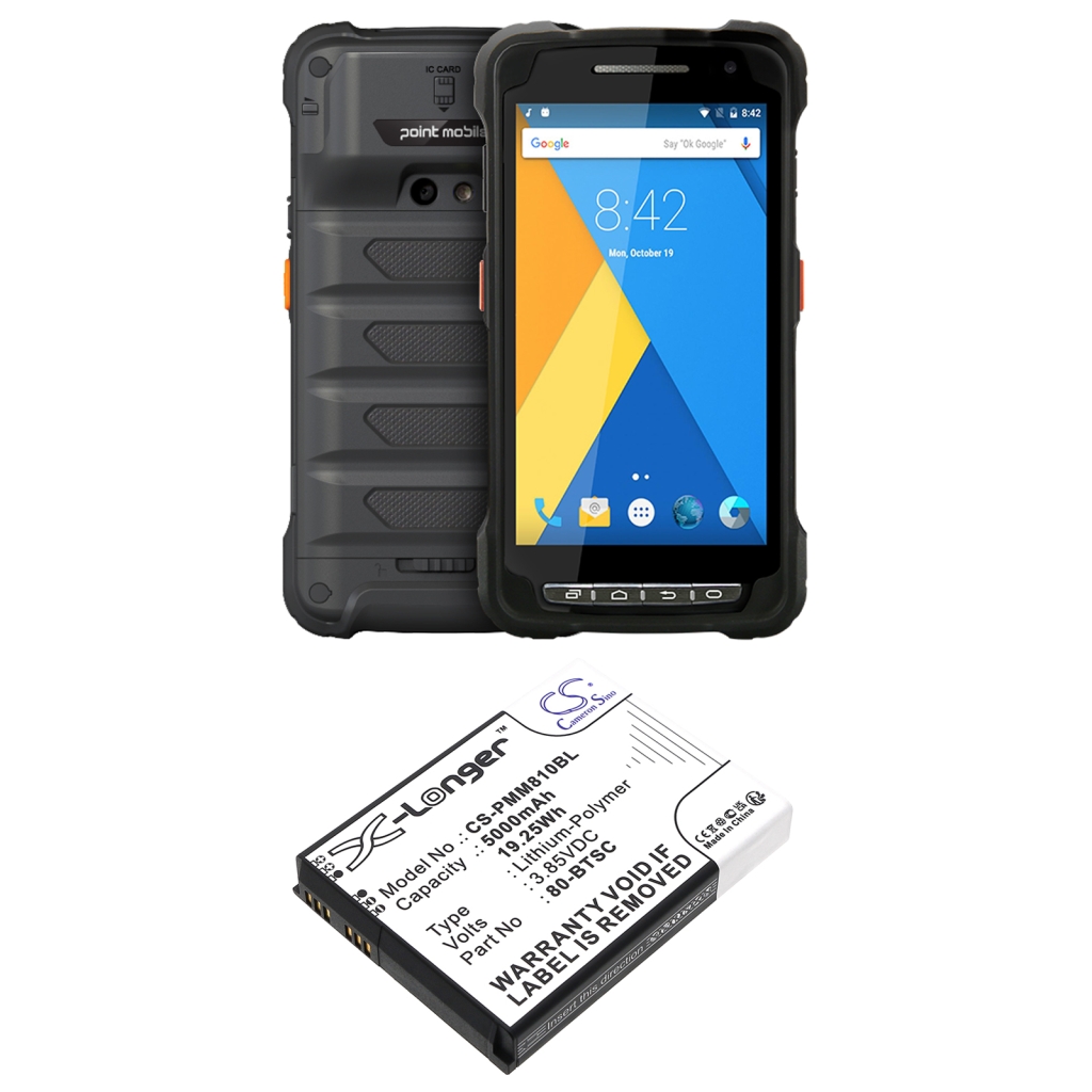 Barcode, Scanner Akkus Point mobile CS-PMM810BL