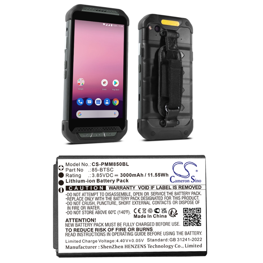 Barcode, Scanner Akkus Point mobile CS-PMM850BL