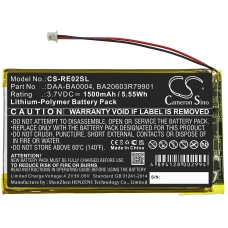 Kompatibler Ersatzakku für CREATIVE BA20603R79901,DAA-BA0004