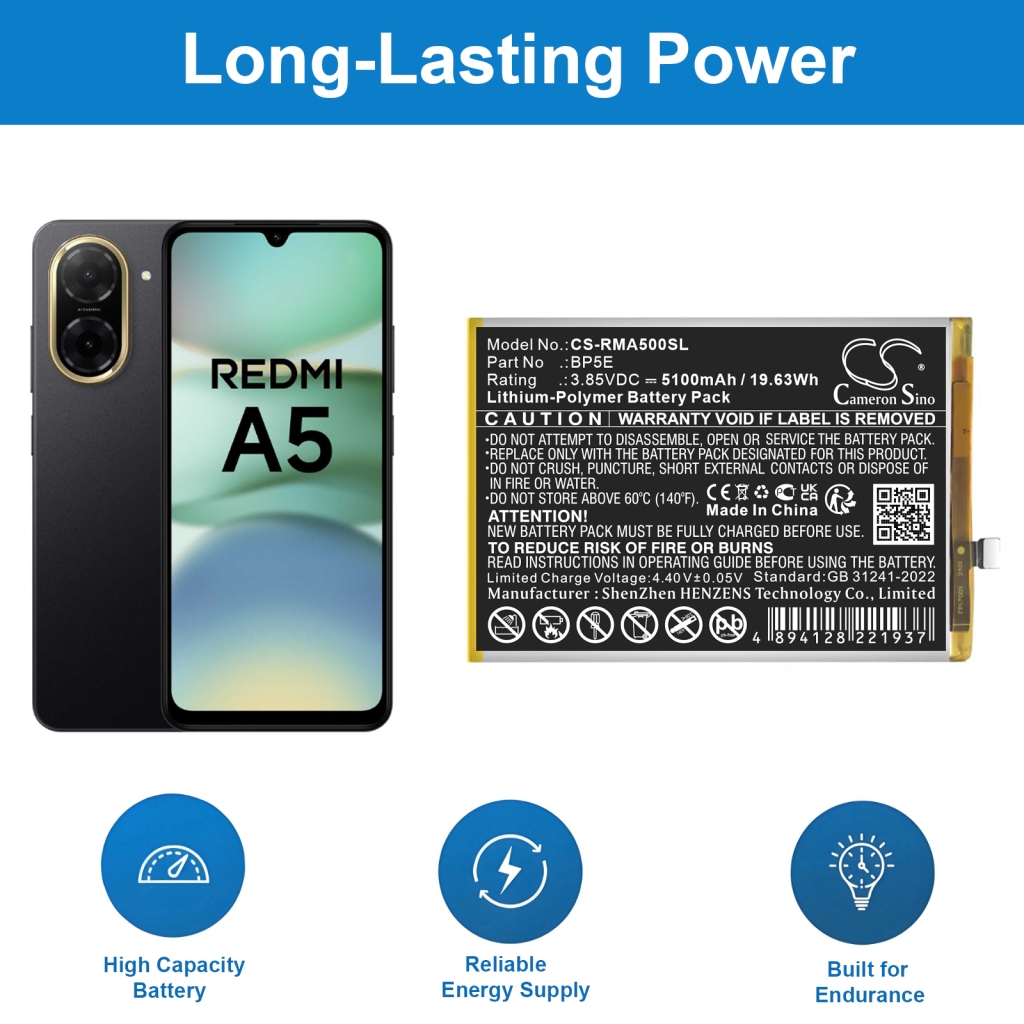 Handy Akkus Redmi CS-RMA500SL