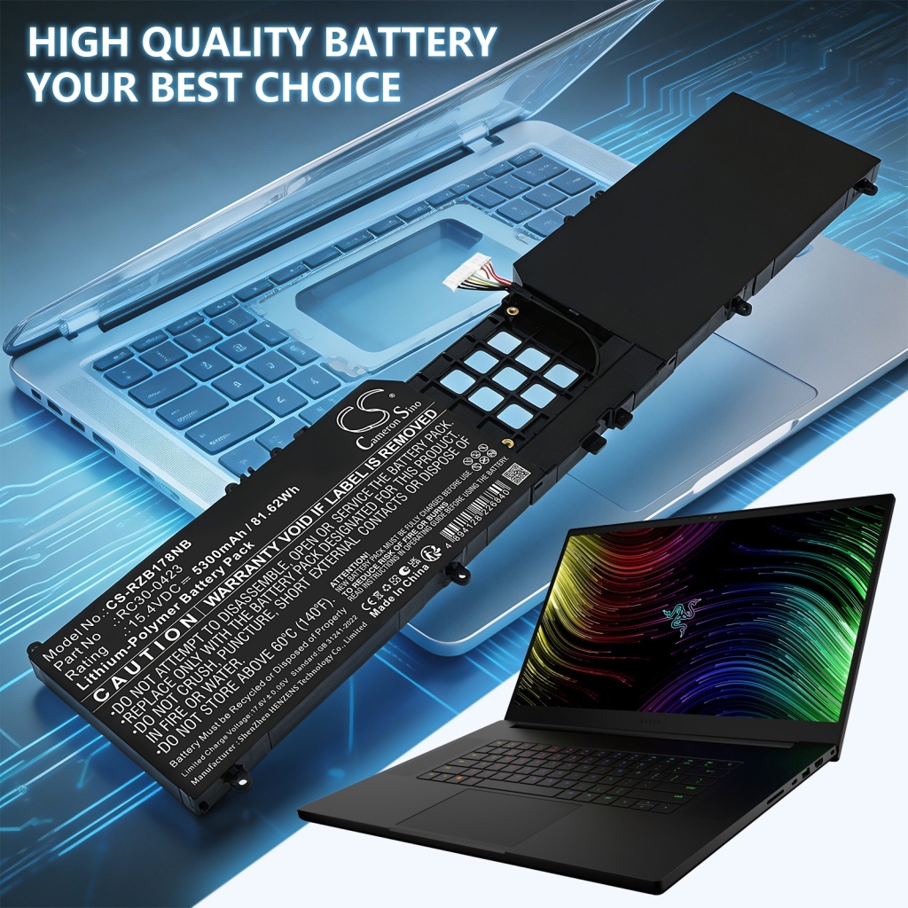 Battery compatible with Razer