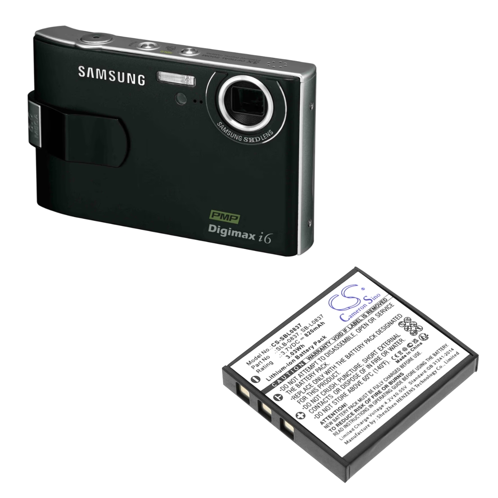 Camera Battery Samsung CS-SBL0837