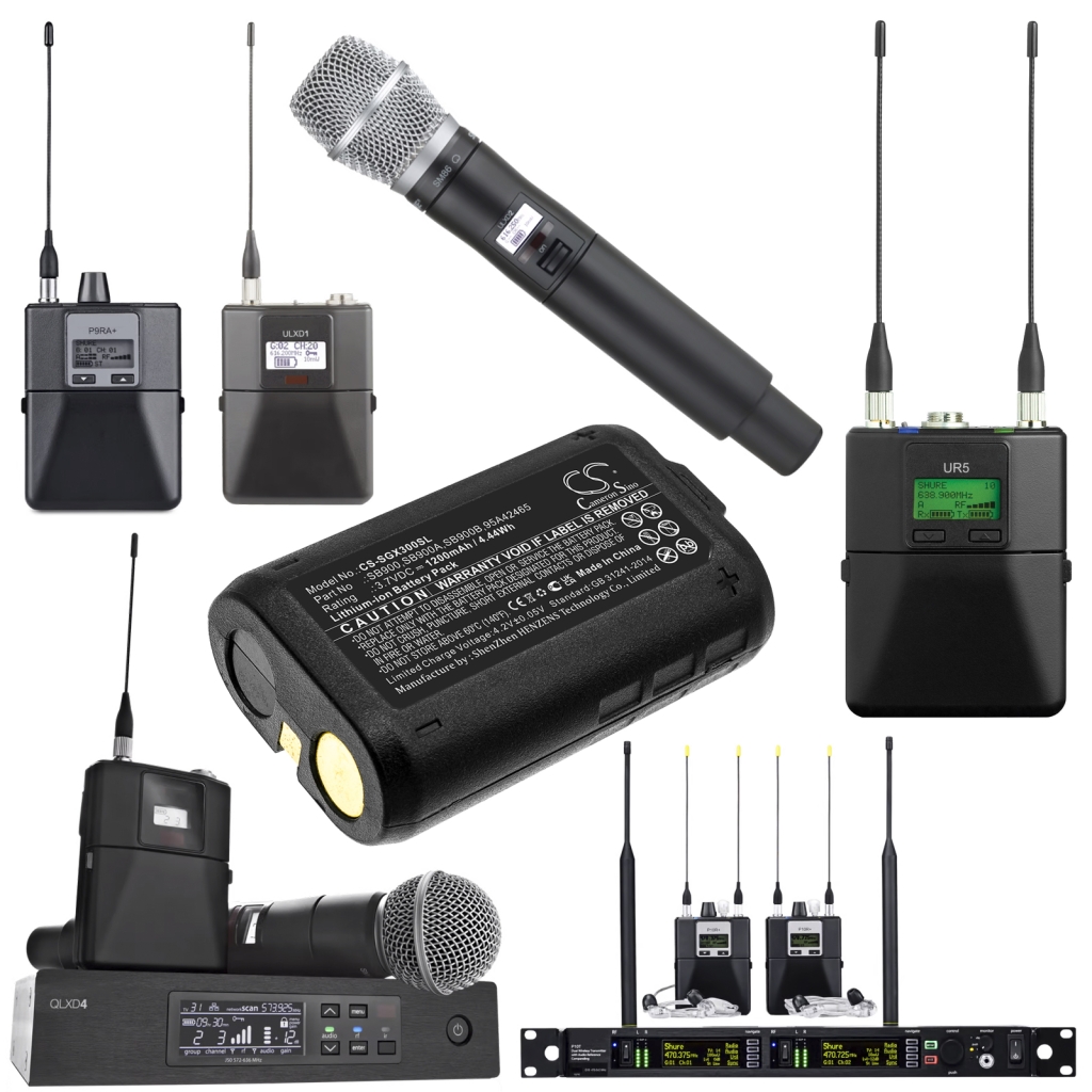 Microphone battery Shure PSM300 (CS-SGX300SL)