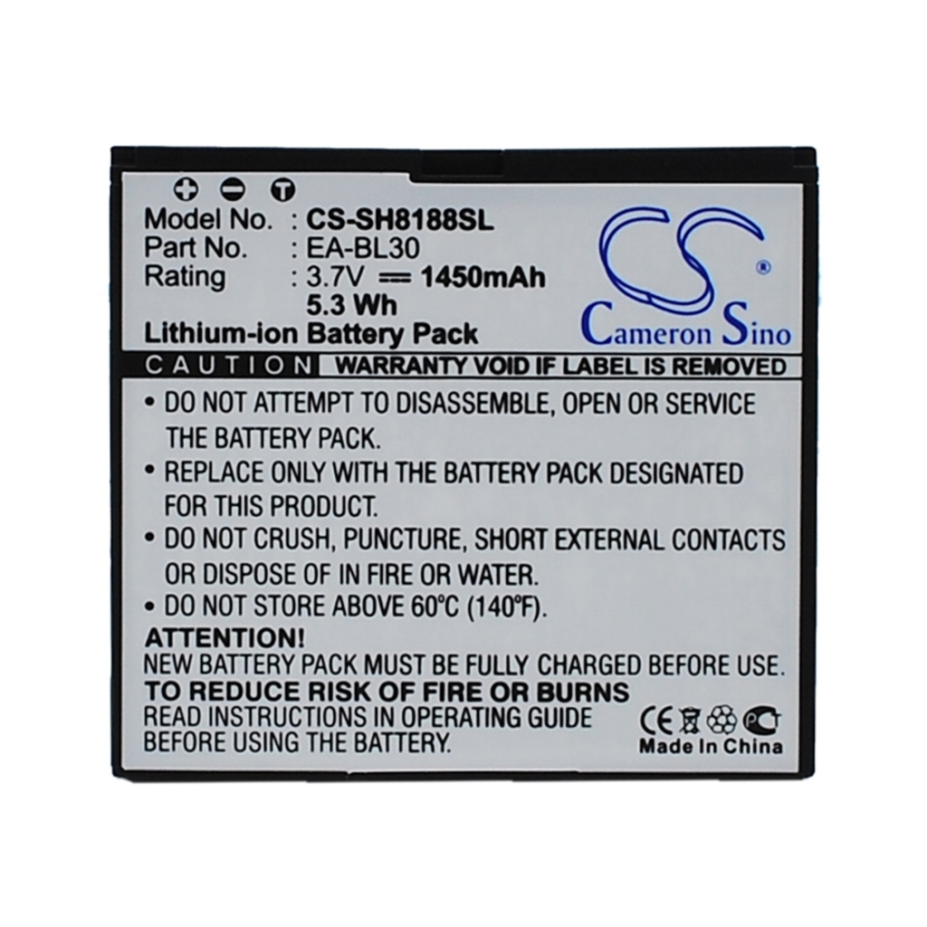 Handy Akkus Sharp CS-SH8188SL
