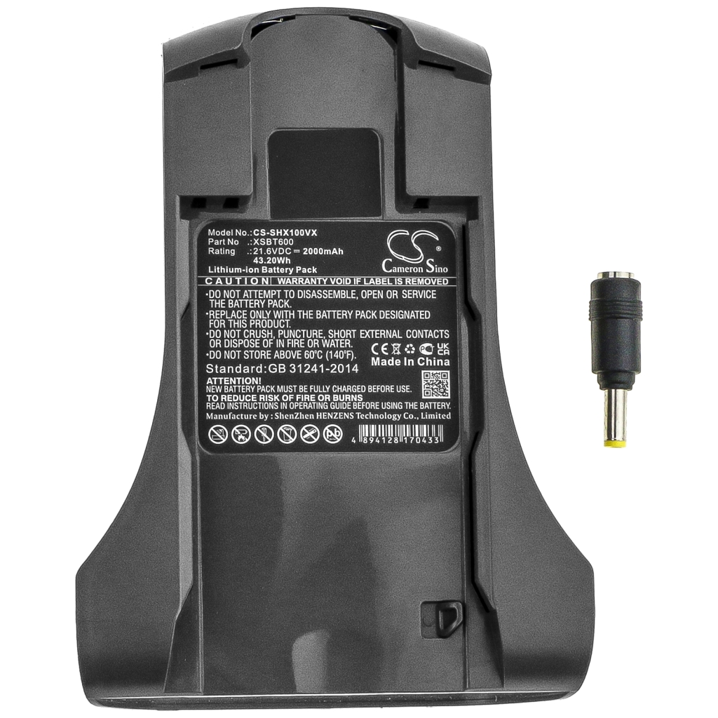 Compatible battery replacement for Shark XSBT600