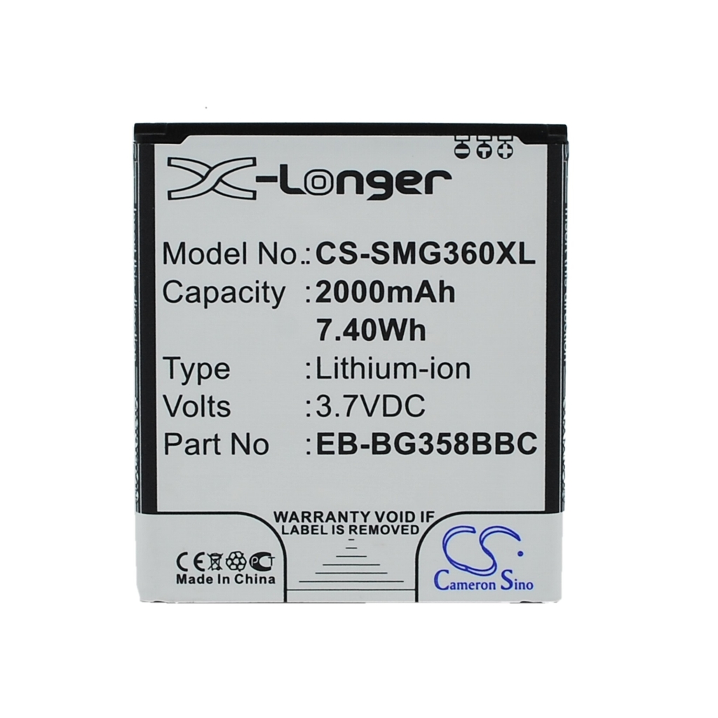 Battery Replaces EB-BG358BBE