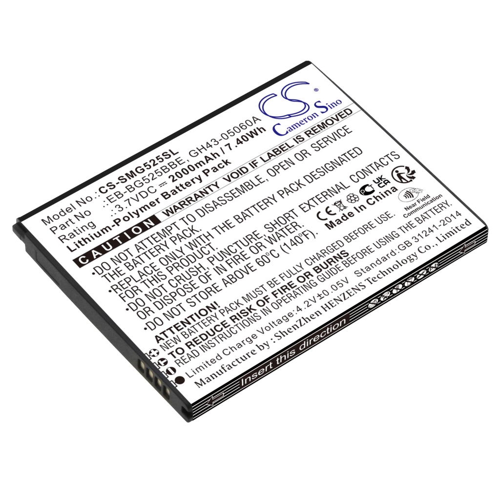 Battery Replaces EB-BG525BBE