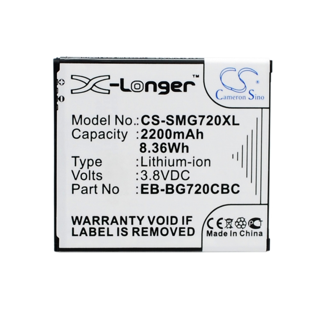 Battery Replaces EB-BG720CBC