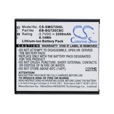 Compatible battery replacement for Samsung EB-BG720CBC,EB-BG720CBK