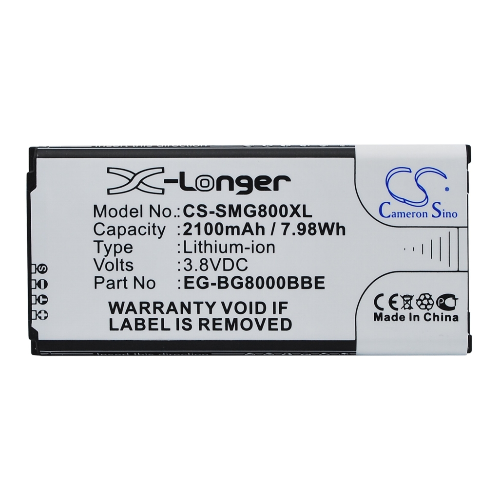 Battery Replaces EB-BG800BBE