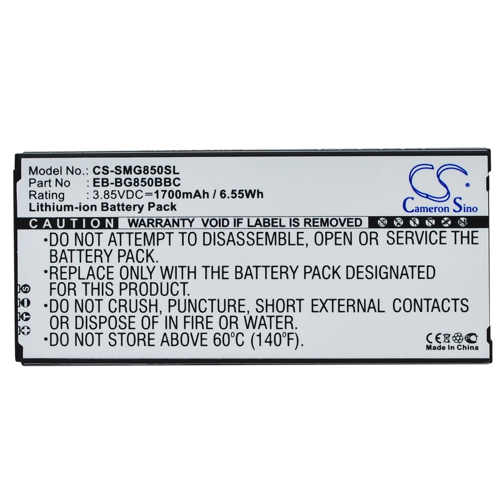 Battery Replaces EB-BG850BBU
