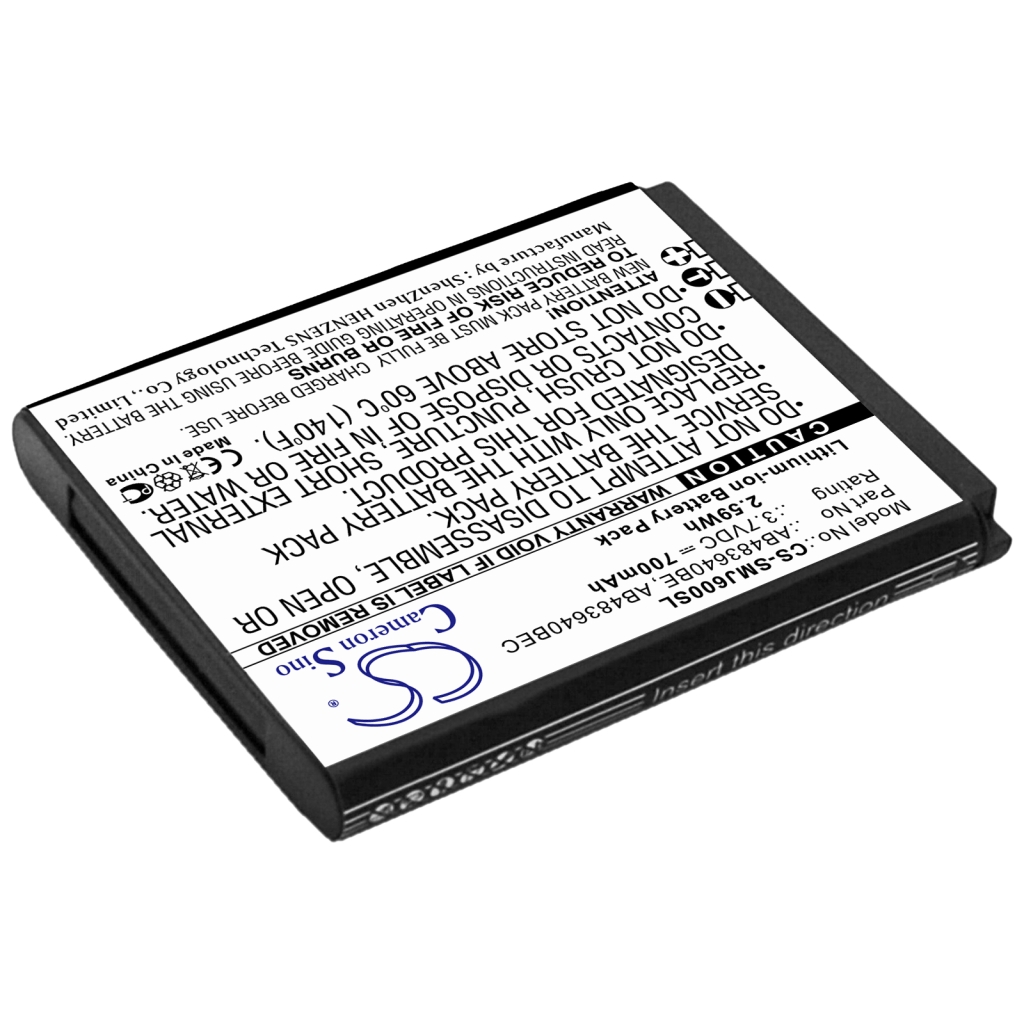 Battery Replaces AB483640BE