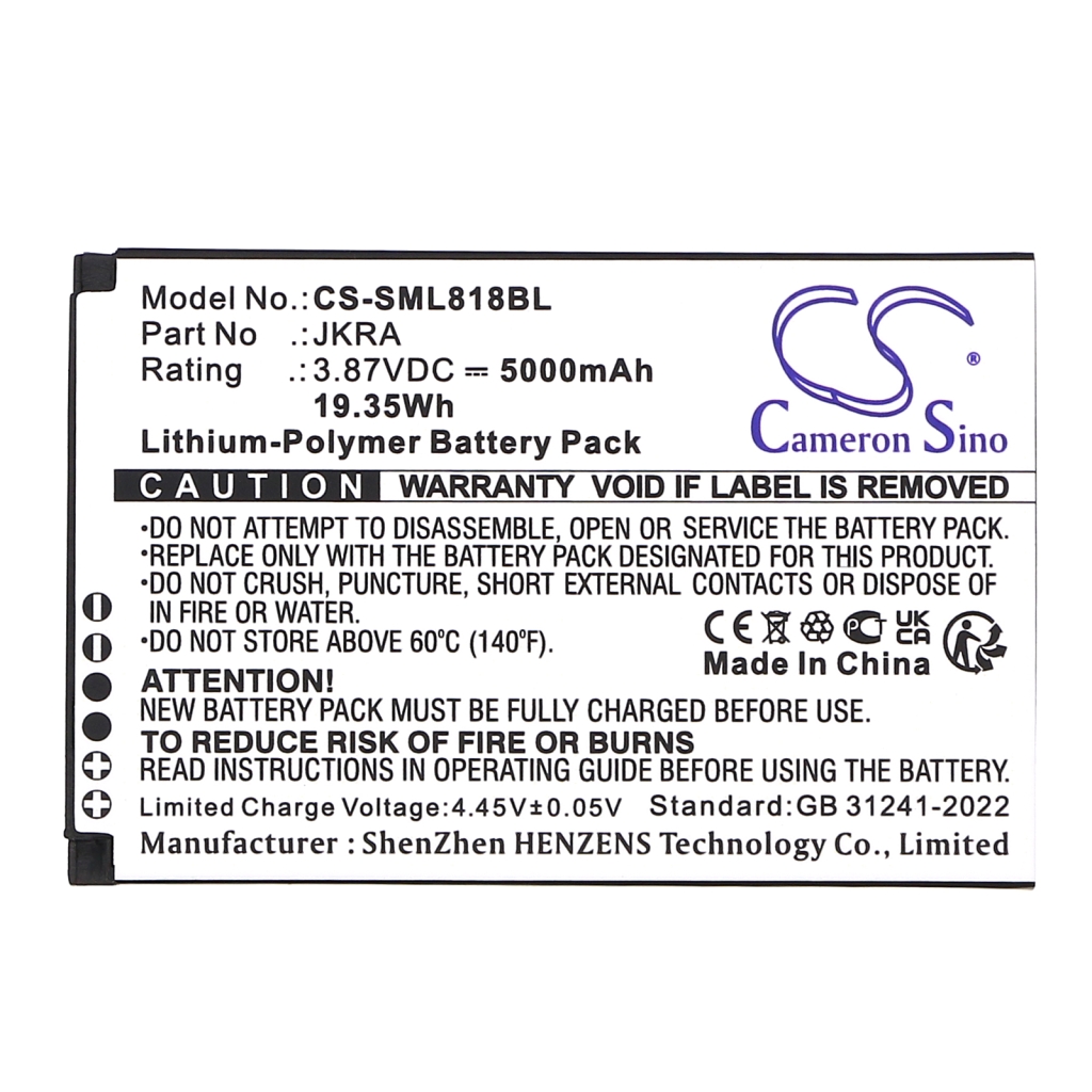 Payment Terminal Battery Geenk CS-SML818BL