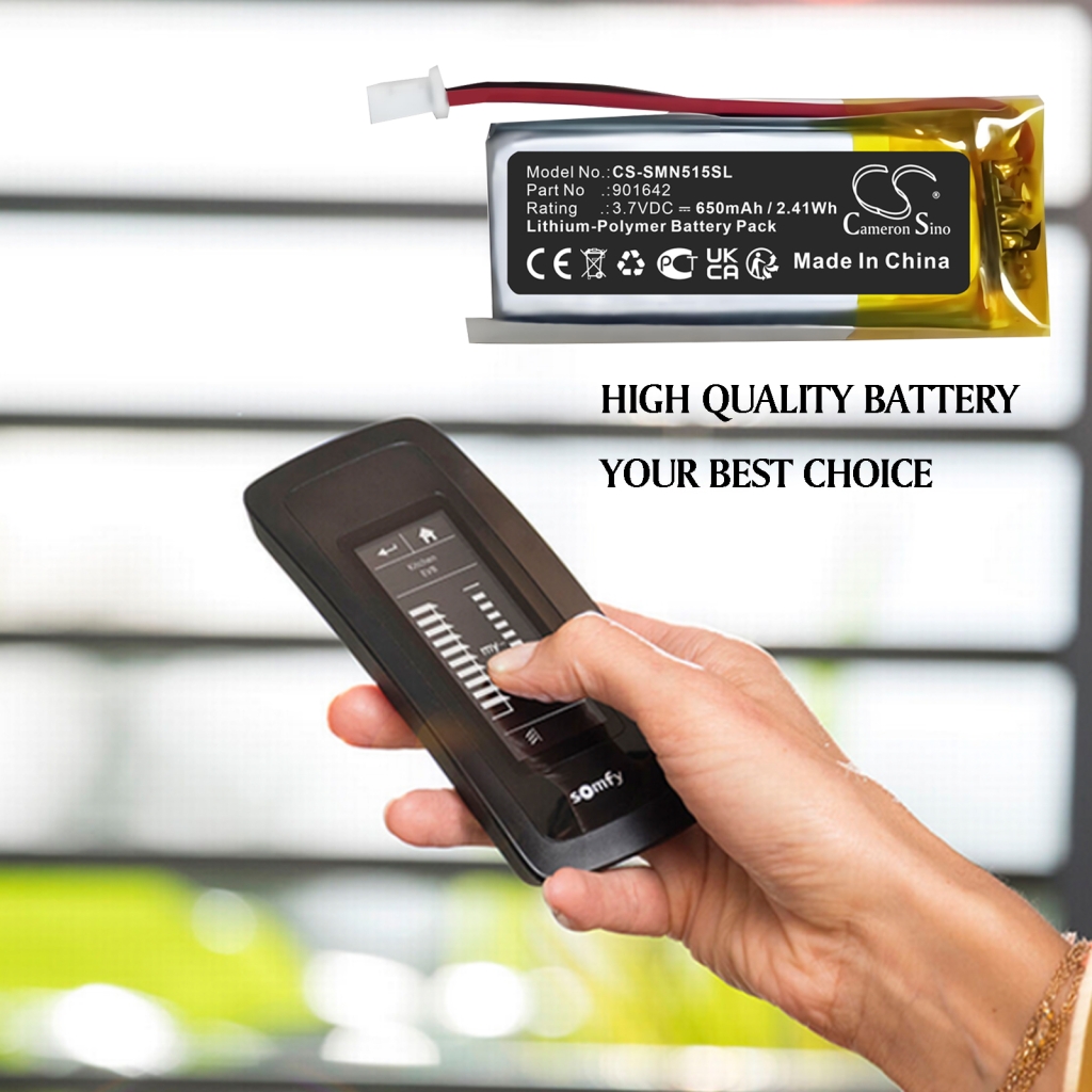 Smart Home Akkus Somfy CS-SMN515SL