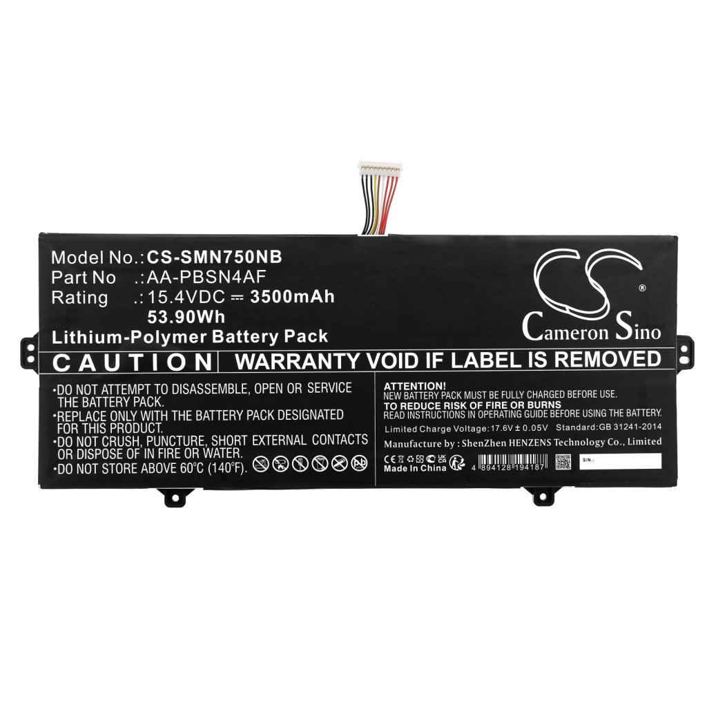 Laptop Akkus Samsung CS-SMN750NB
