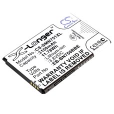 Compatible battery replacement for Samsung EB-BN750BBC,EB-BN750BBE