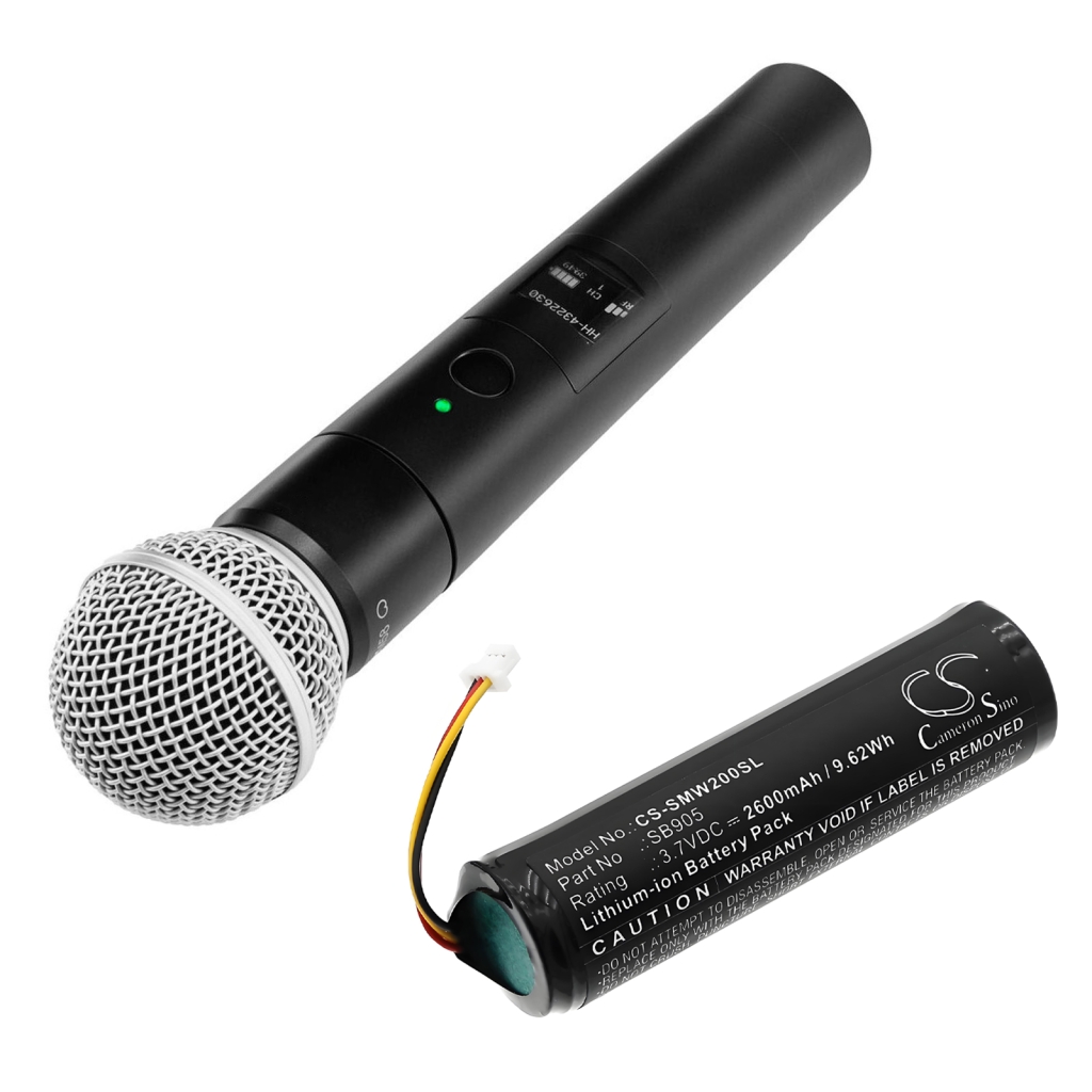 Audio device batteries Shure CS-SMW200SL