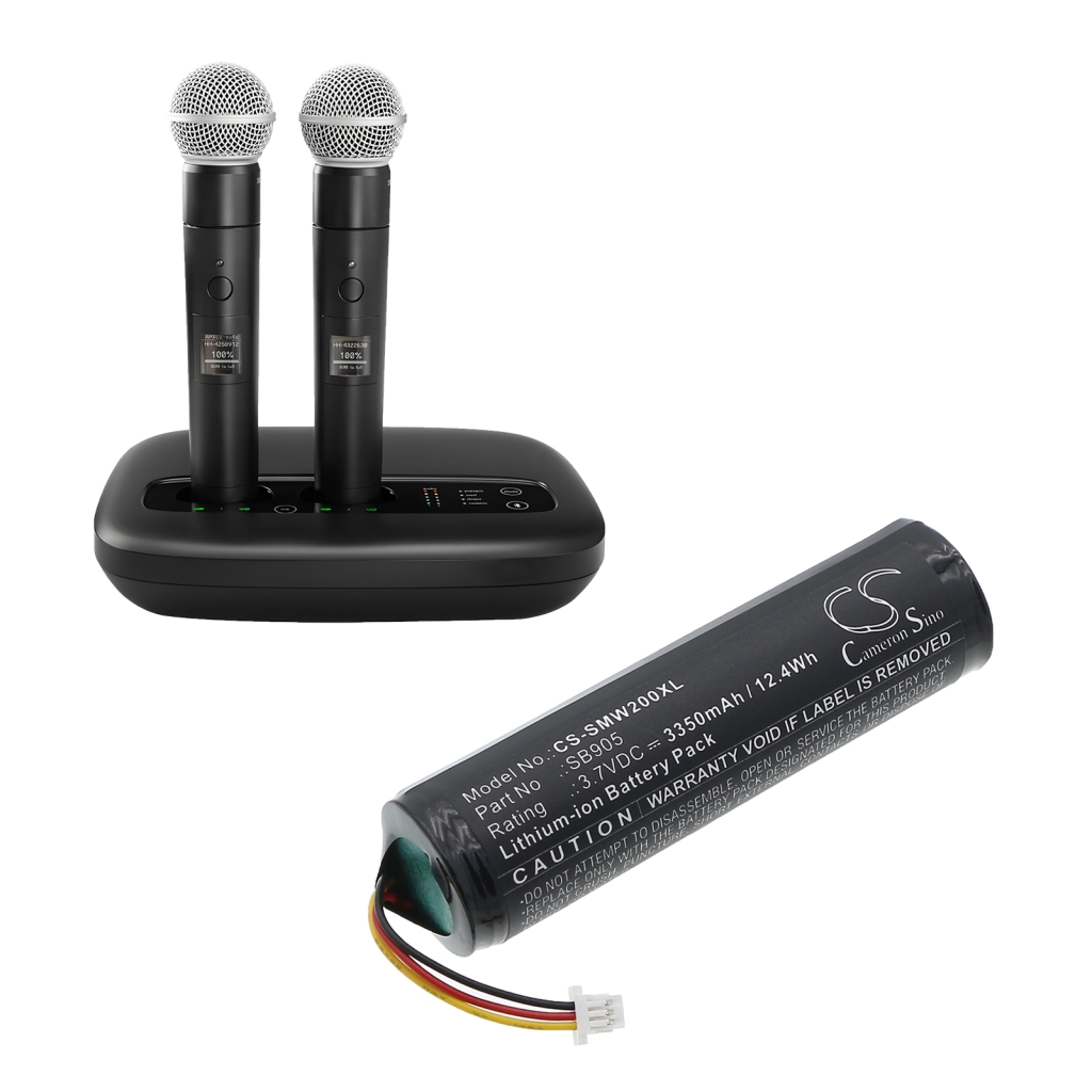 Audio device batteries Shure CS-SMW200XL