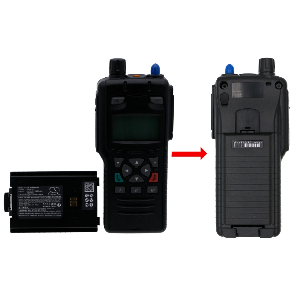 Two-Way Radio Battery Tetra STP8080
