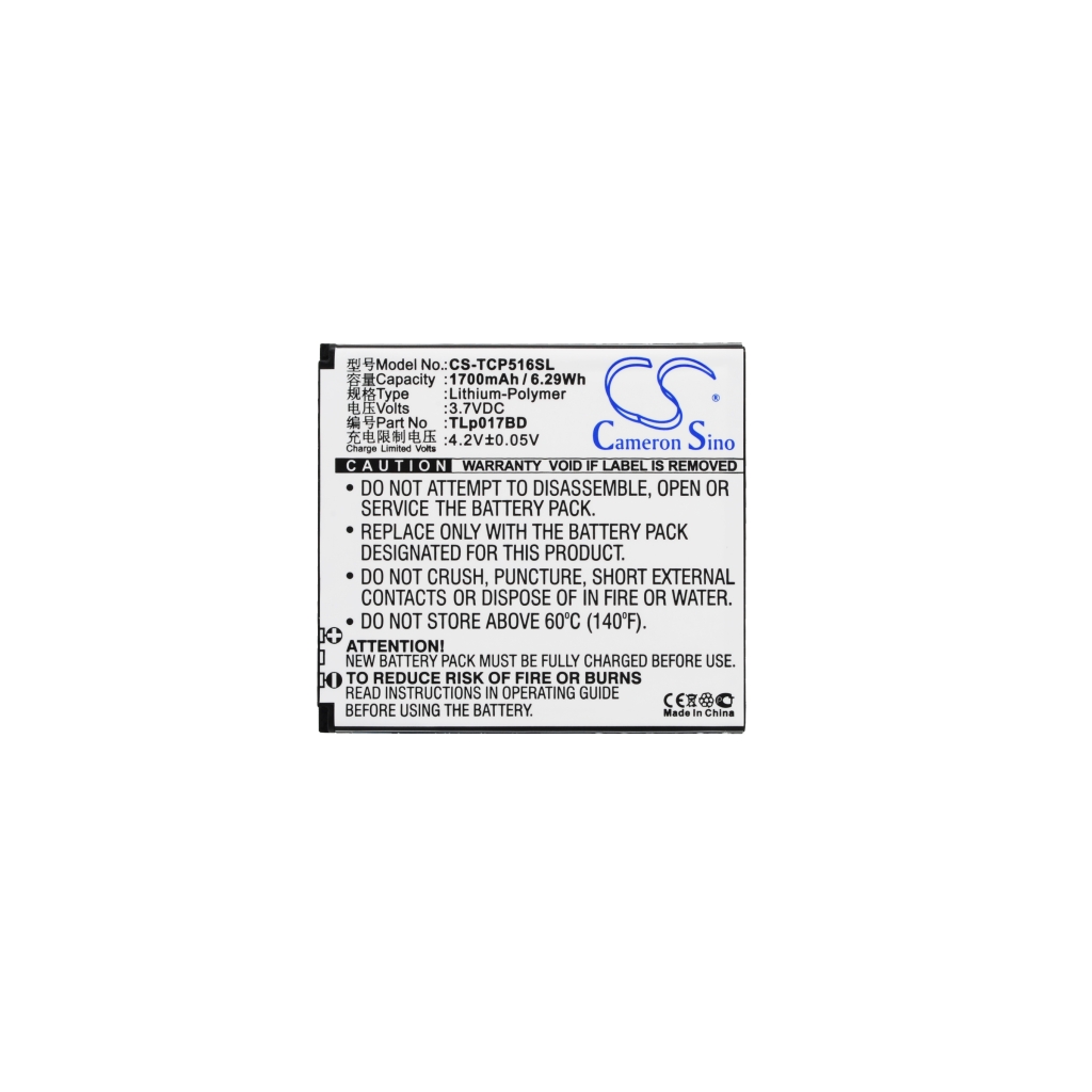 Akku kompatibel mit TCL CS-TCP516SL