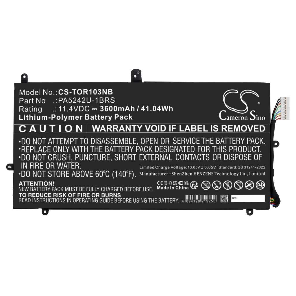Notebook battery Toshiba CS-TOR103NB