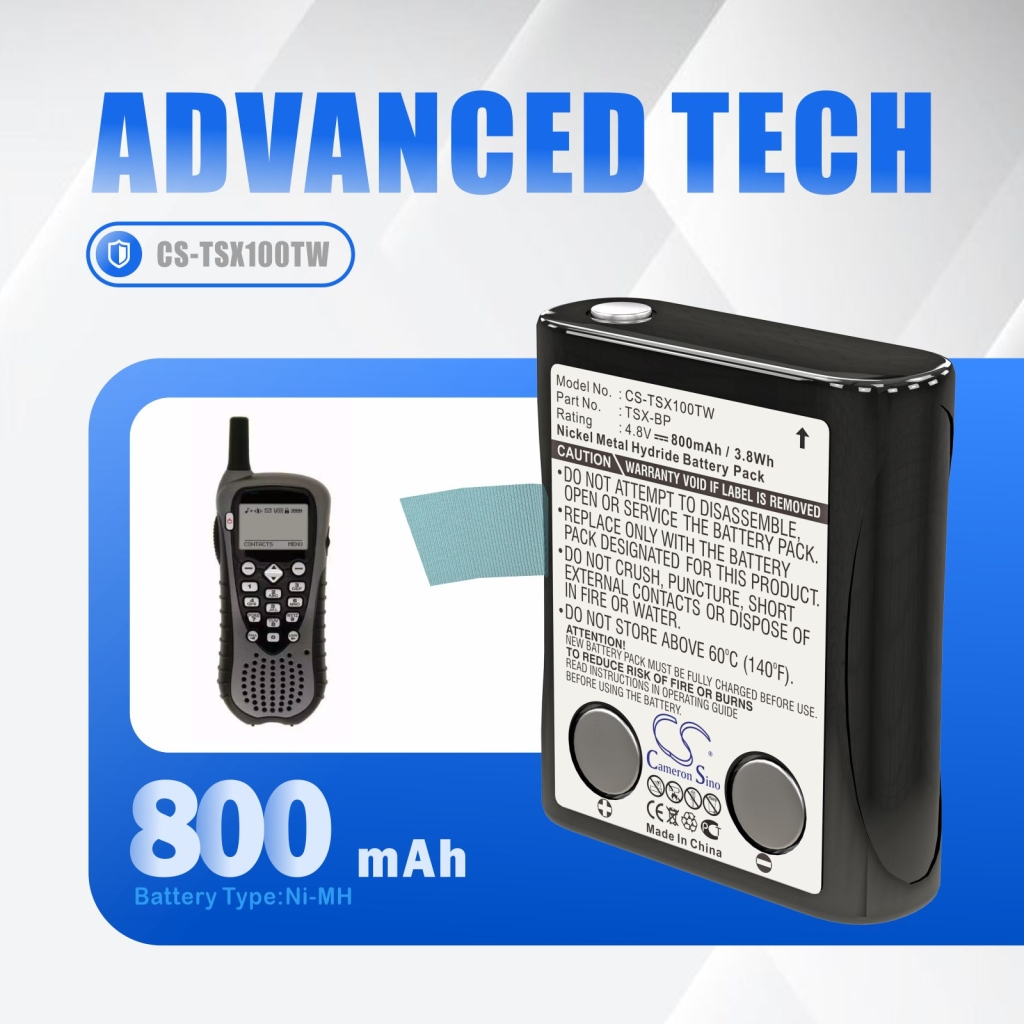 Walkie-Talkie Akkus TriSquare CS-TSX100TW