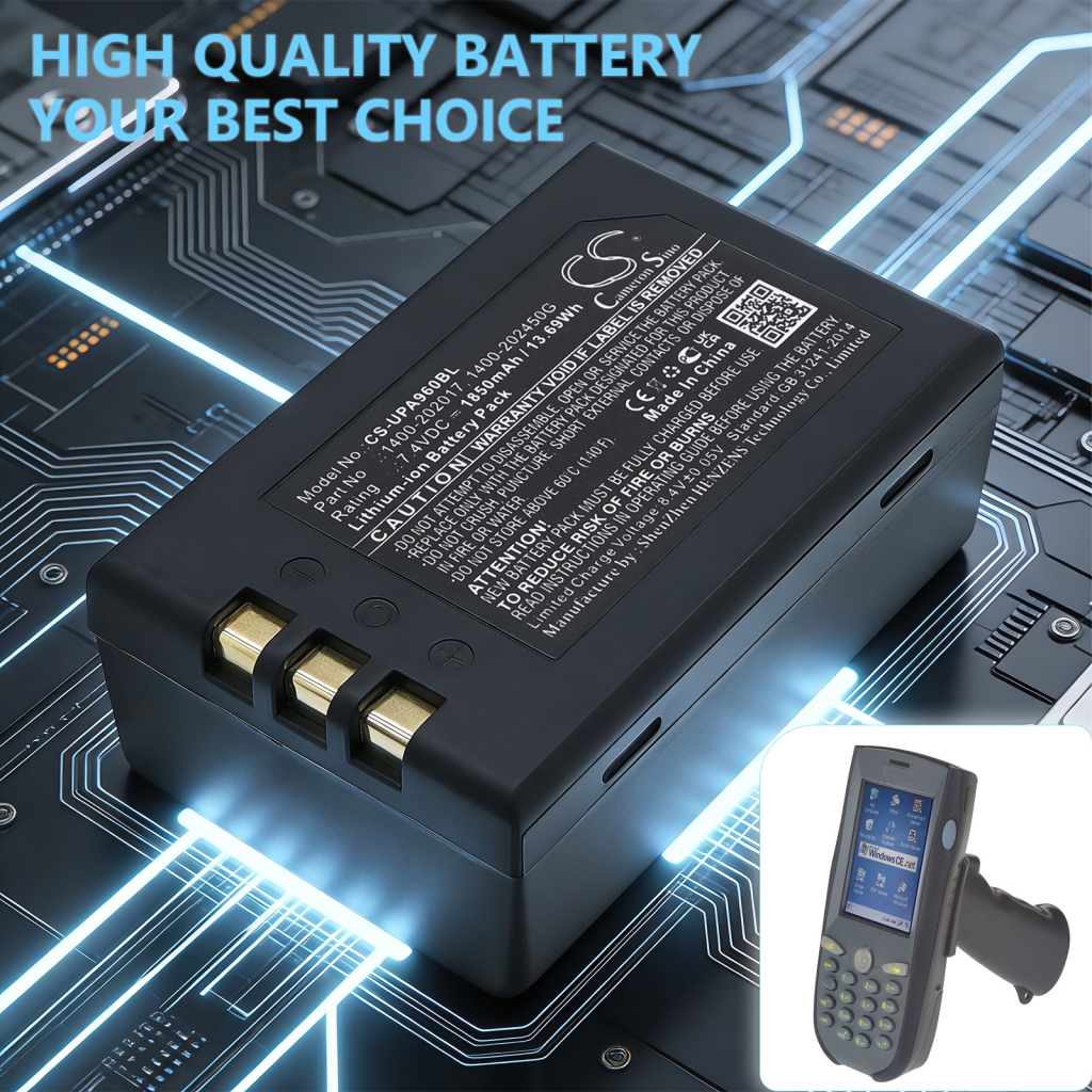 Akku kompatibel mit Unitech CS-UPA960BL