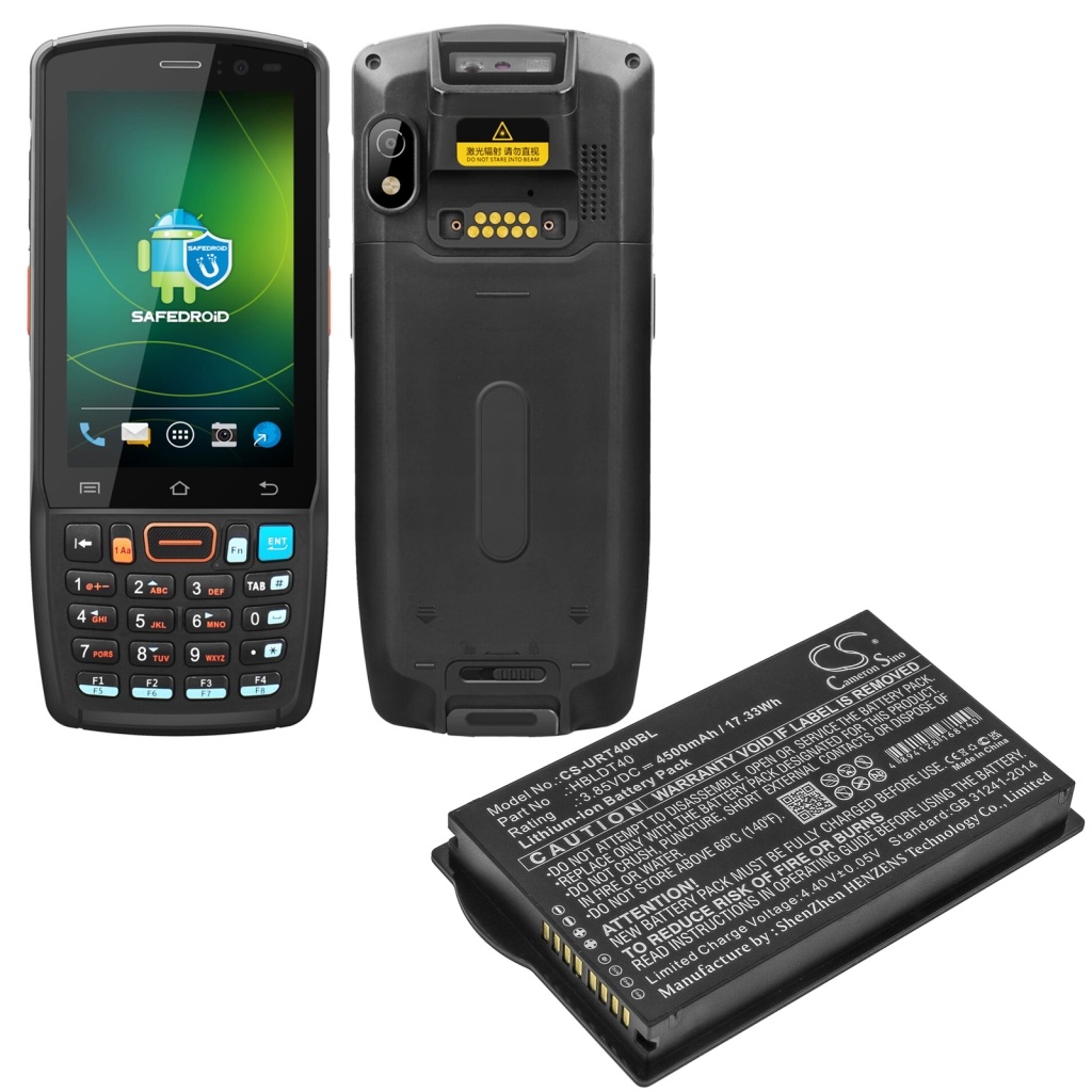 BarCode, Scanner Battery Urovo CS-URT400BL