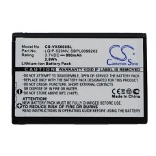 Compatible battery replacement for Verizon LGIP-520NV,LGIP-520NV-2,SBPL0099202,SBPL0102702
