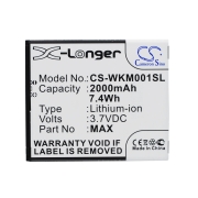 CS-WKM001SL<br />Akkus für   ersetzt den Akku WAX