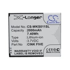 Compatible battery replacement for Micromax BL4257,CINK FIVE,K1391,STAIRWAY